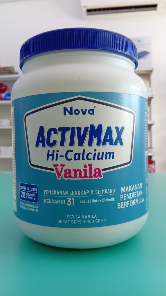 Nova Activmax high calcium vanilla 900g